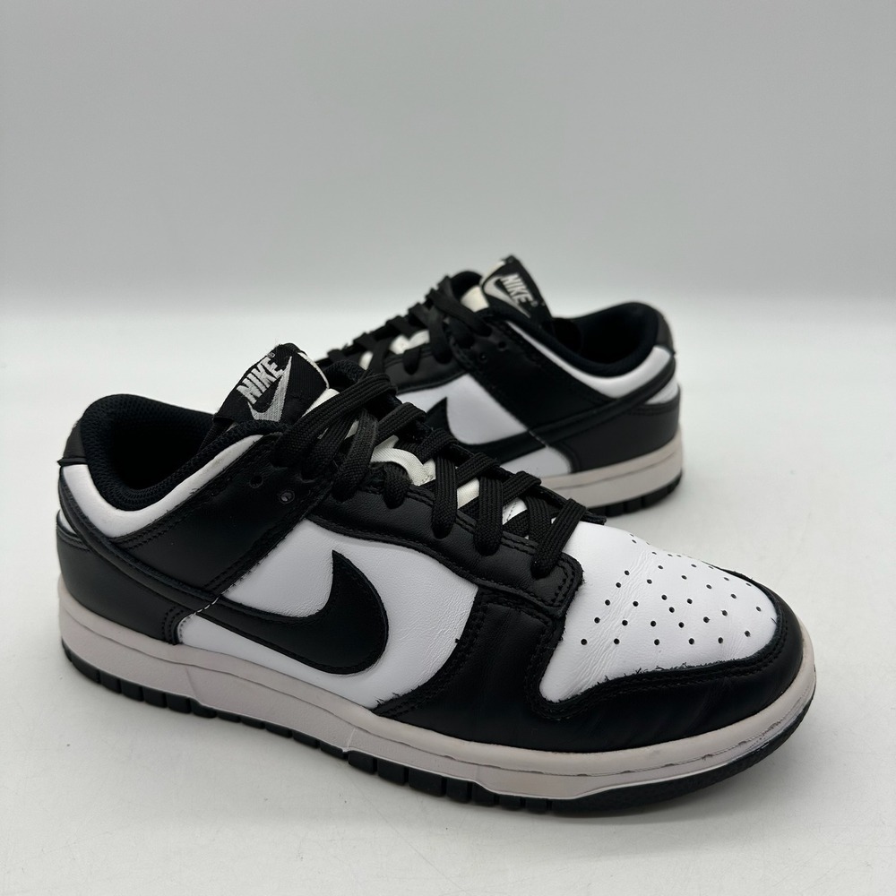 Nike Dunk Low DD1503-101 Womens 7 Youth Shoes Retro Panda Black/White‎ Sneakers